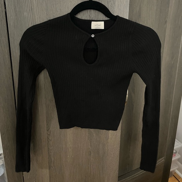 ARITZIA WILFRED Knit Sweater with keyhole detail - Picture 1 of 1
